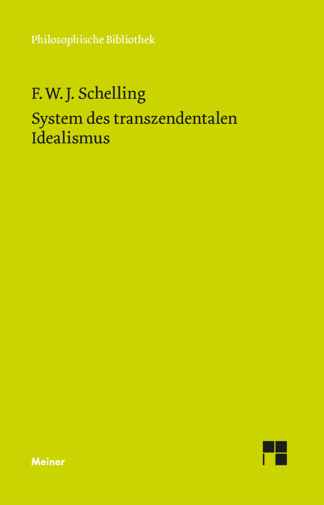 System des transzendentalen Idealismus (Friedrich Wilhelm Joseph Schelling)