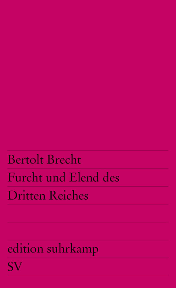 Furcht und Elend des Dritten Reiches (Bertolt Brecht)