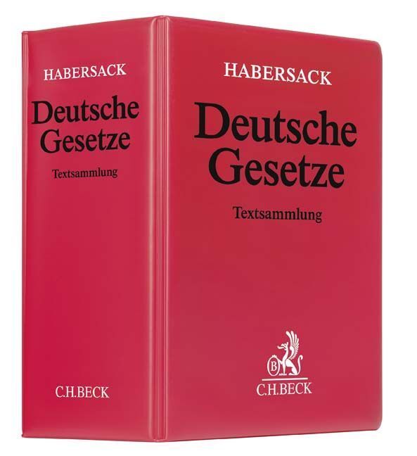 Deutsche Gesetze (Pflichtabnahme) (Mathias Habersack)
