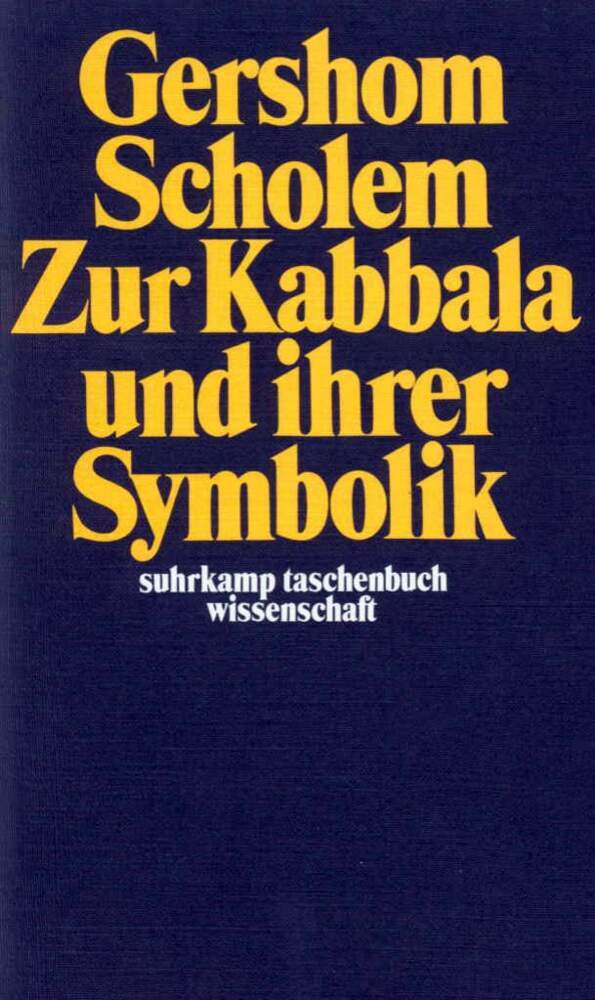 Zur Kabbala und ihrer Symbolik (Gershom Scholem)