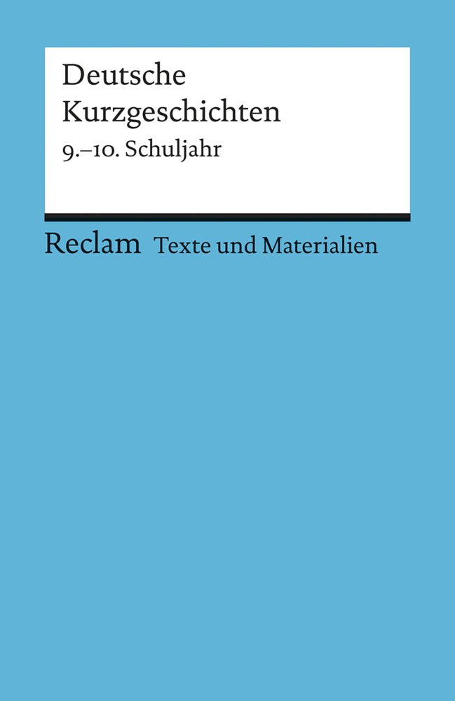 Deutsche Kurzgeschichten. (Winfried Ulrich)
