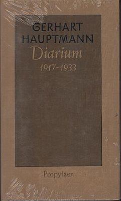Diarium 1917 bis 1933 (Gerhart Hauptmann)