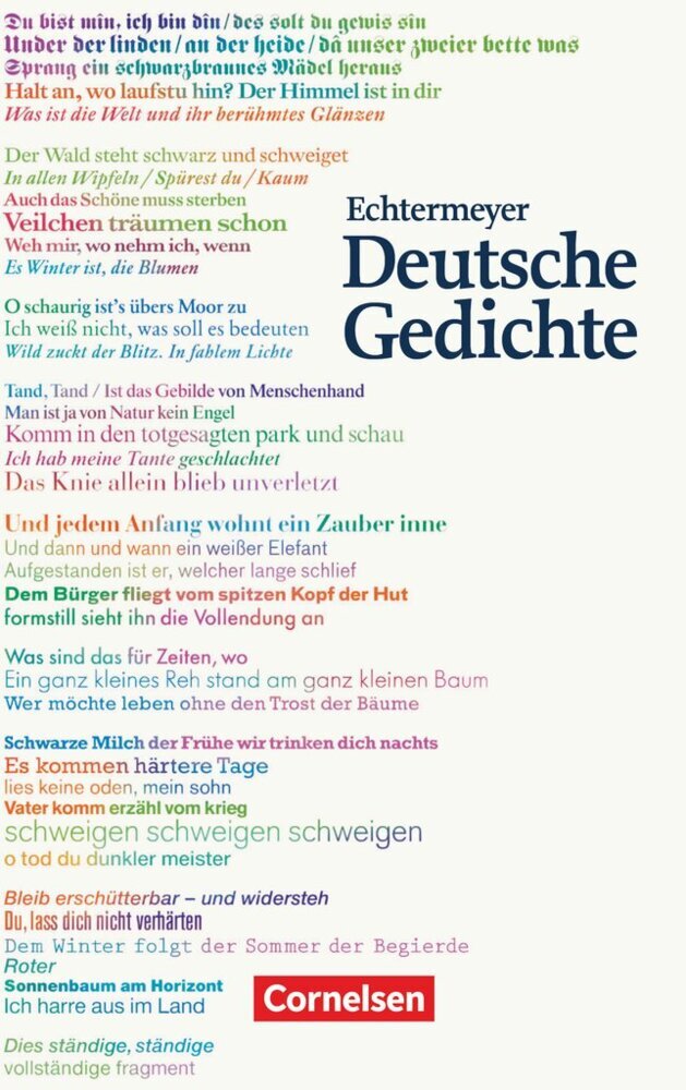 Echtermeyer: Deutsche Gedichte - Von den Anfängen bis zur Gegenwart - Jubiläumsausgabe (Elisabeth K. Paefgen)