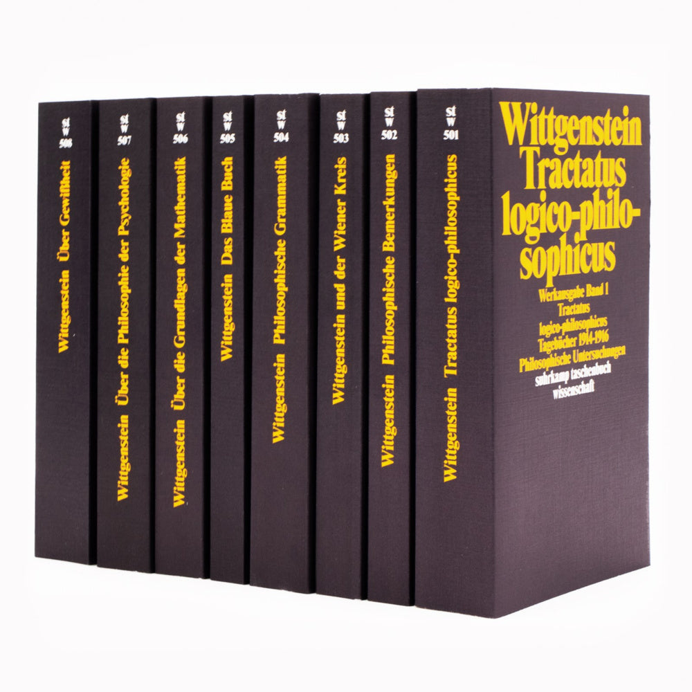 Werkausgabe in 8 Bänden, 8 Teile (Ludwig Wittgenstein)
