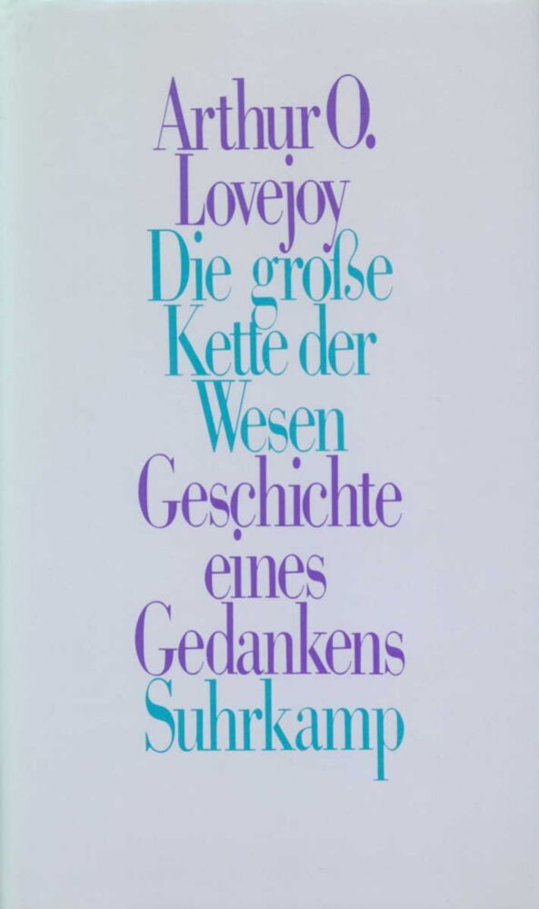 Die große Kette der Wesen (Arthur O. Lovejoy)