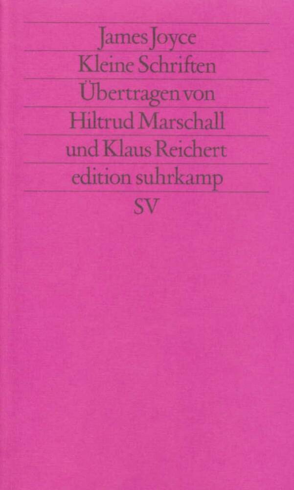 Kleine Schriften (James Joyce)