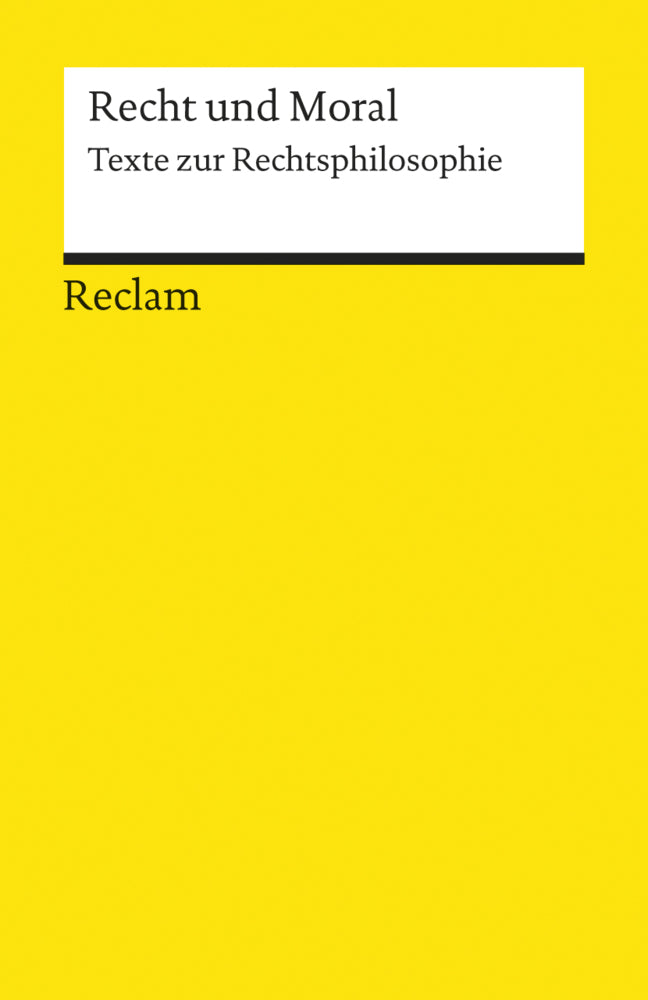 Recht und Moral (Norbert Hoerster)