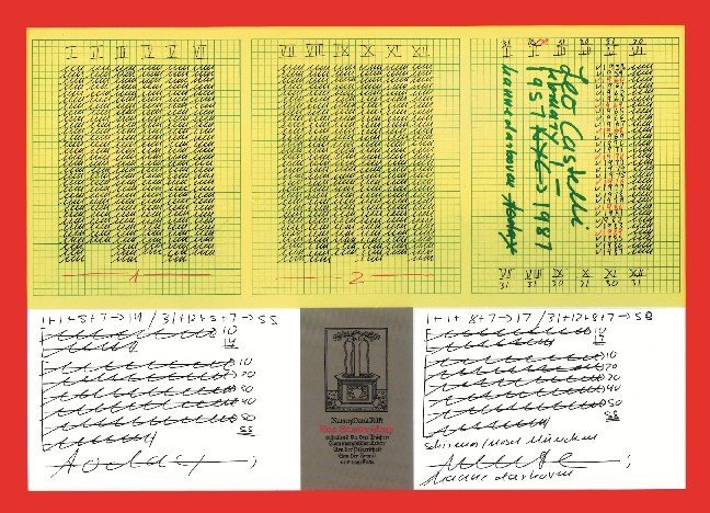 R. M. Rilke, Das Stundenbuch Leo Castelli, num. Ausg. (Hanne Darboven)