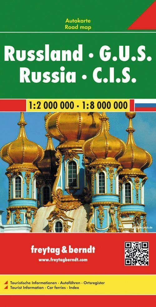freytag & berndt Straßenkarte Russland - G.U.S. 1:2 Mio.