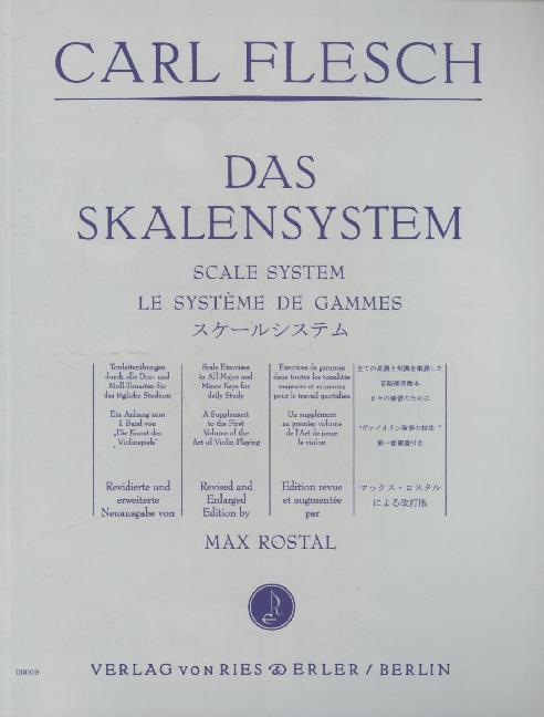 Das Skalensystem für Violine (Carl F. Flesch)