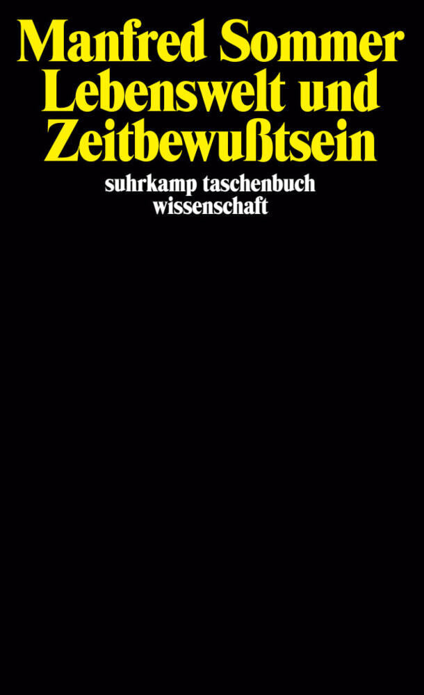 Lebenswelt und Zeitbewußtsein (Manfred Sommer)