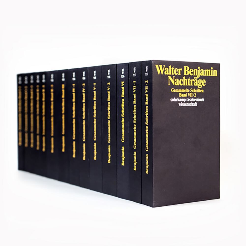 Gesammelte Schriften, 14 Teile (Walter Benjamin)