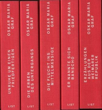 Werkausgabe, Studienausgabe in 16 Bänden (Oskar Maria Graf)