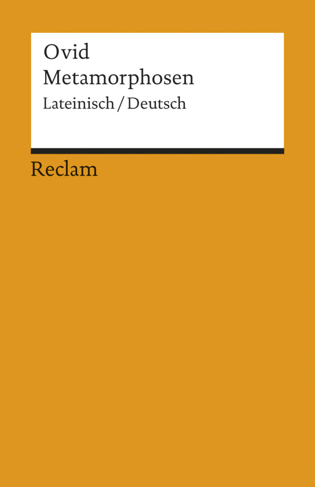Metamorphosen. Lat./Dt. (Ovid)