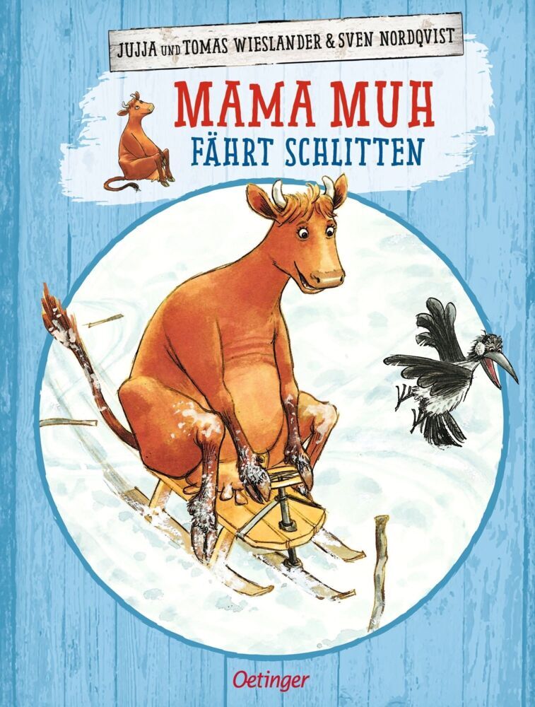 Mama Muh fährt Schlitten (Jujja Wieslander)