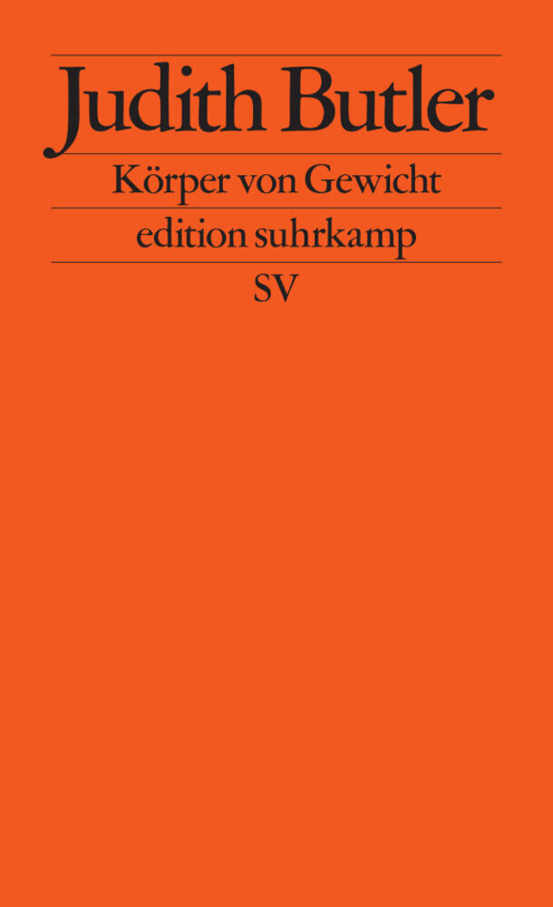 Körper von Gewicht (Judith Butler)
