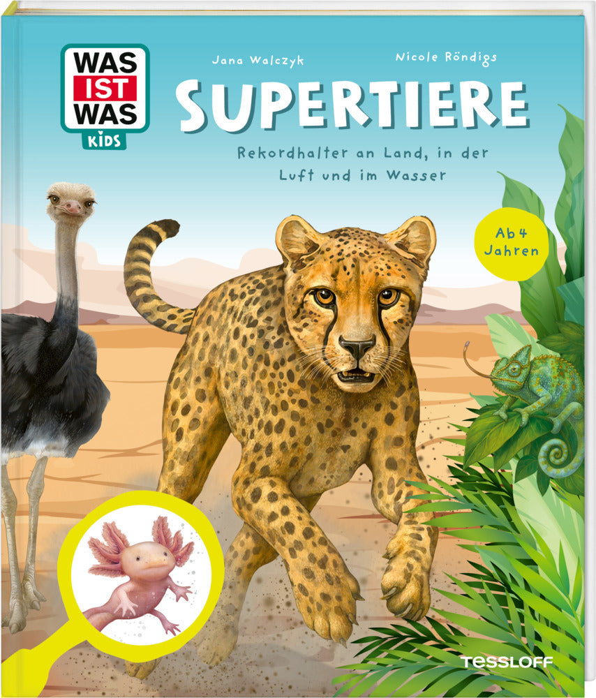 WAS IST WAS Kids Supertiere. Rekordhalter an Land, in der Luft und im Wasser (Nicole Röndigs)