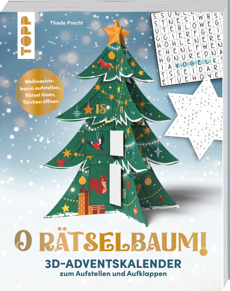 O Rätselbaum! - 3D-Adventskalender zum Aufstellen und Aufklappen (Thade Precht)