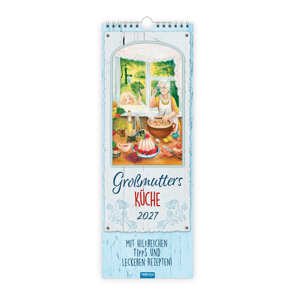 TRÖTSCH - Maxi-Streifenkalender Großmutters Küche 2027 (Trötsch Verlag Gmbh & Co.Kg)