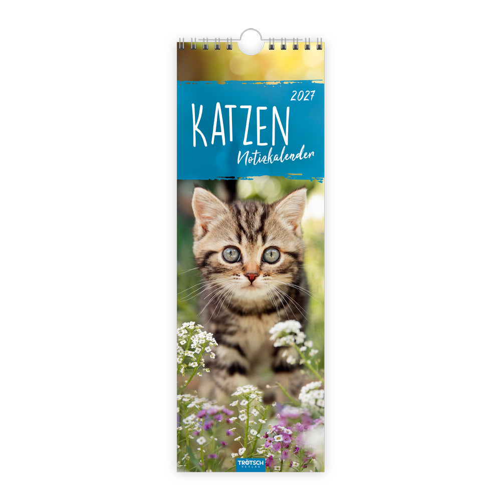 TRÖTSCH - Streifenkalender Katzen 2027 Notizkalender (Trötsch Verlag Gmbh & Co.Kg)