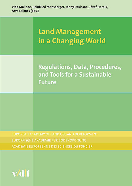 Land Management in a Changing World (Vida Maliene)