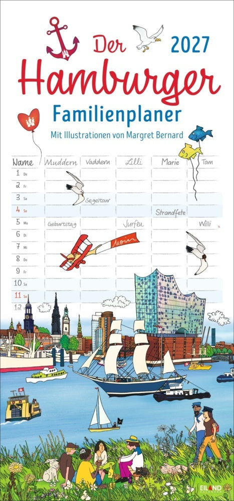 Der Hamburger Familienplaner 2027 - Margret Bernard