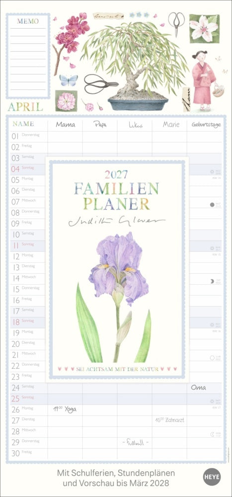 Judith Glover: Familienplaner 2027