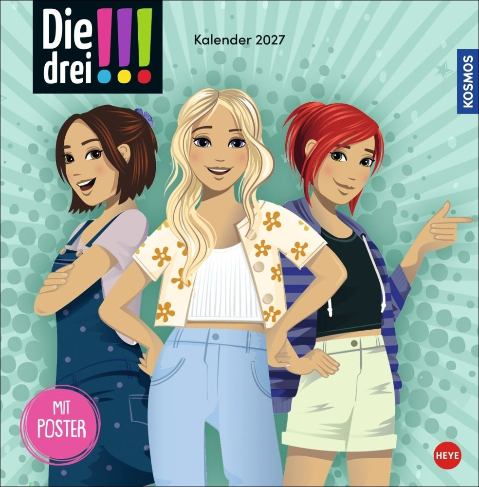Die drei !!! Broschurkalender 2027