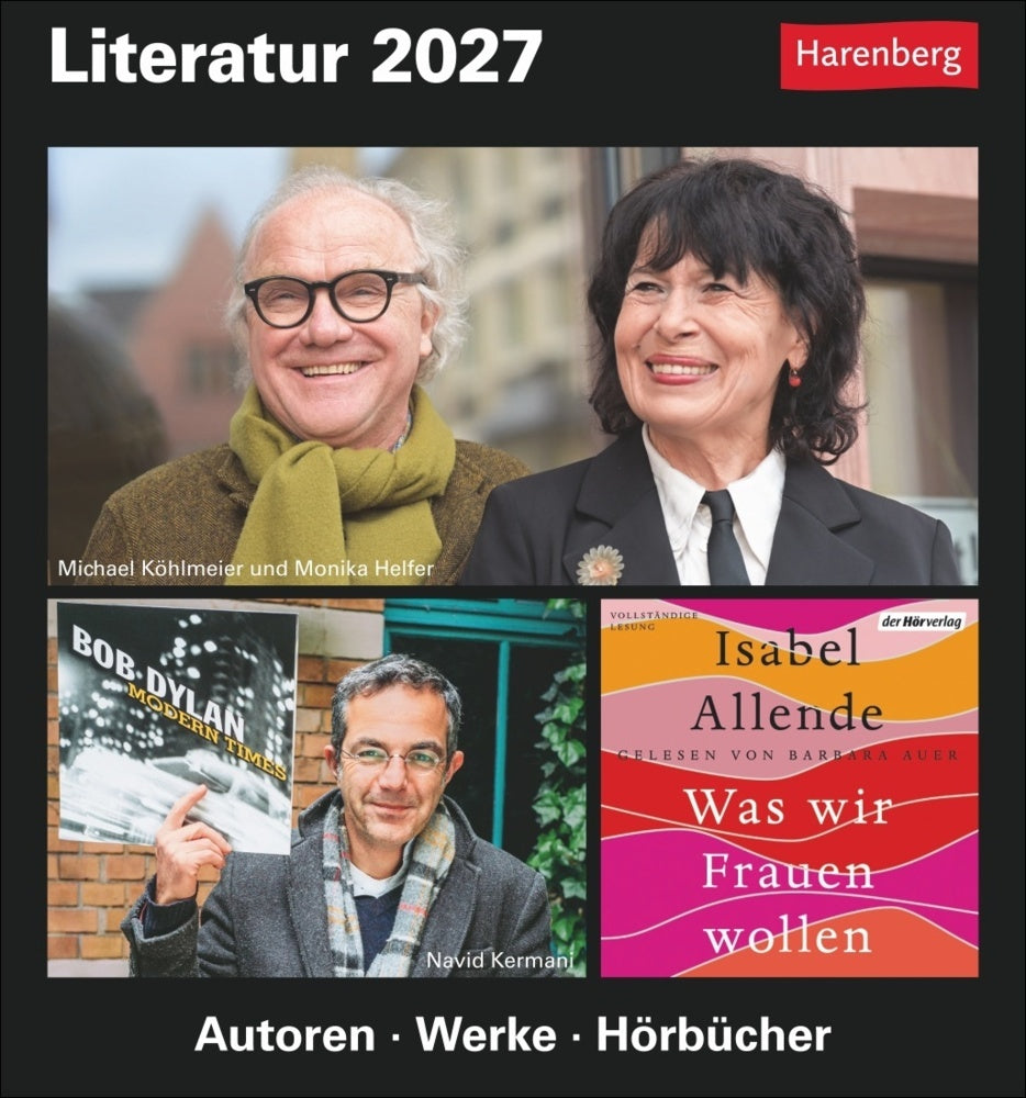 Literatur Tagesabreißkalender 2027 - Kulturkalender - Autoren, Werke, Hörbücher (Brigitte Lotz)