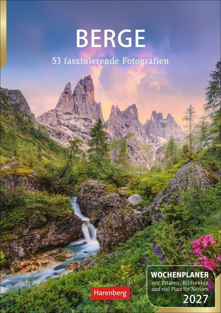 Berge Wochenplaner 2027 - 53 faszinierende Fotografien (Ulrike Issel)