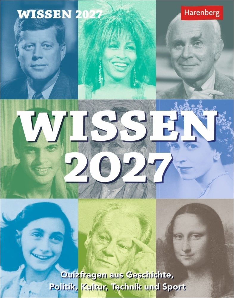 Wissen Tagesabreißkalender 2027 - Quizfragen aus Geschichte, Politik, Kultur, Technik und Sport (Berthold Budde)