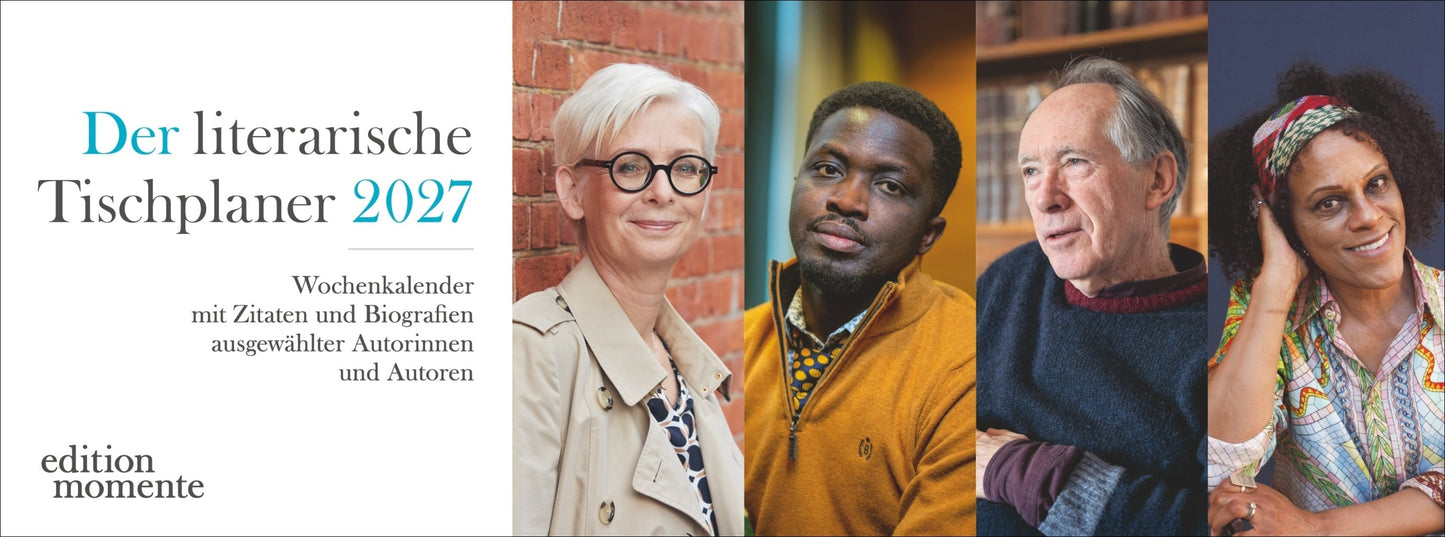 Der literarische Premium-Tischplaner 2027 - Wochenkalender mit Zitaten und Biografien ausgewählter Autorinnen und Autoren (Ulrike Issel)