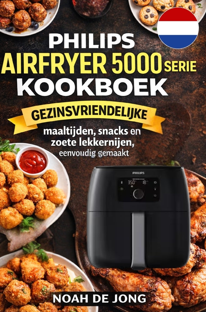 Philips Airfryer 5000 Serie XXL Kookboek (Noah De Jong)