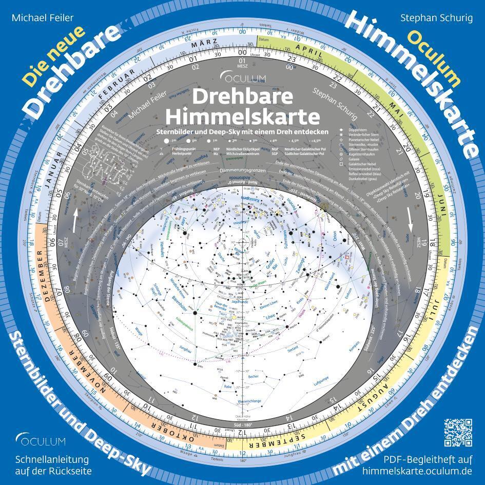 Die neue Oculum Drehbare Himmelskarte (Michael Feiler)