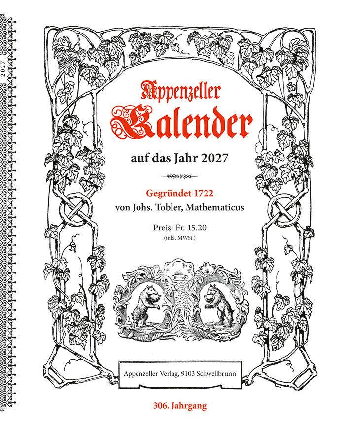 Appenzeller Kalender 2027 (Christine König)