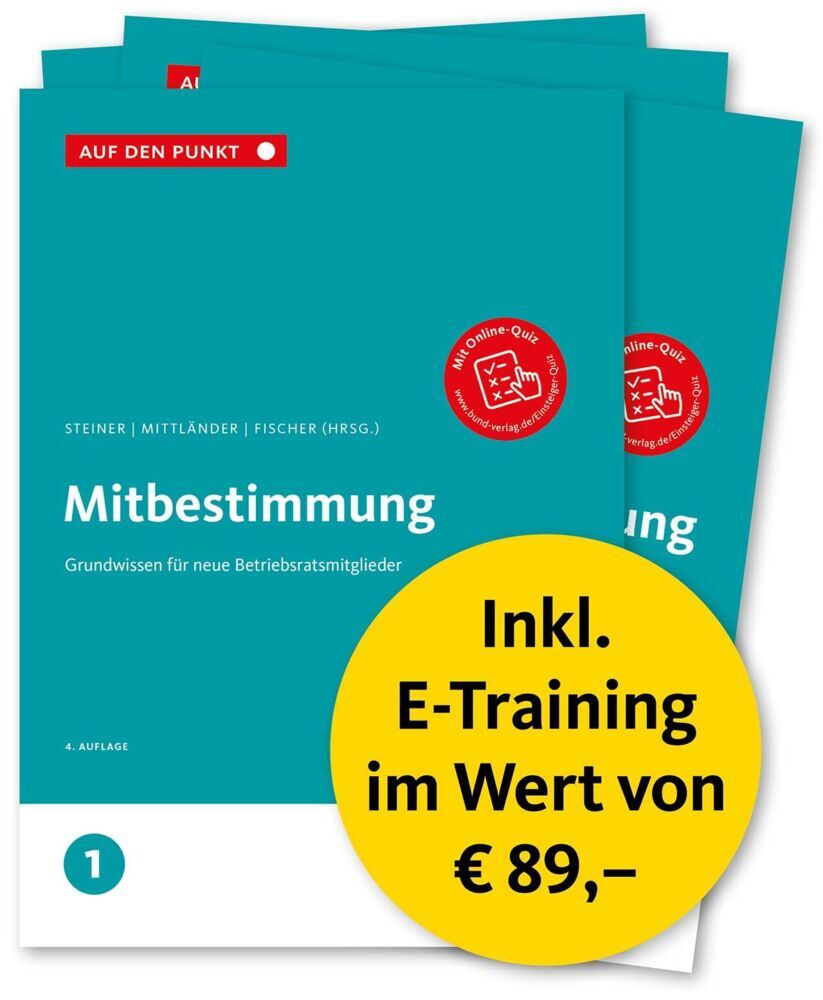 Kombi-Paket - Grundwissen für neue Betriebsratsmitglieder (Regina Steiner)