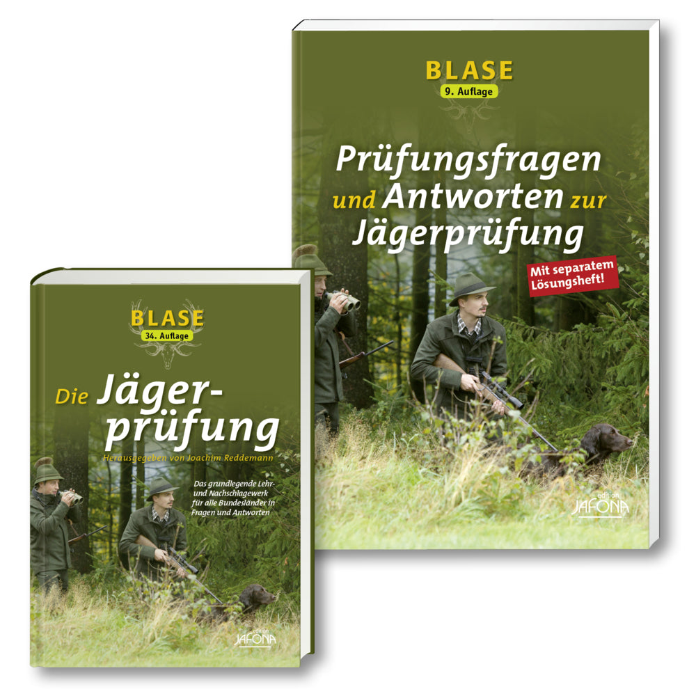 BLASE - Die Jägerprüfung + BLASE - Prüfungsfragen und Antworten zur Jägerprüfung, m. 1 Buch (Edition Jafona Im Quelle & Meyer Verlag)