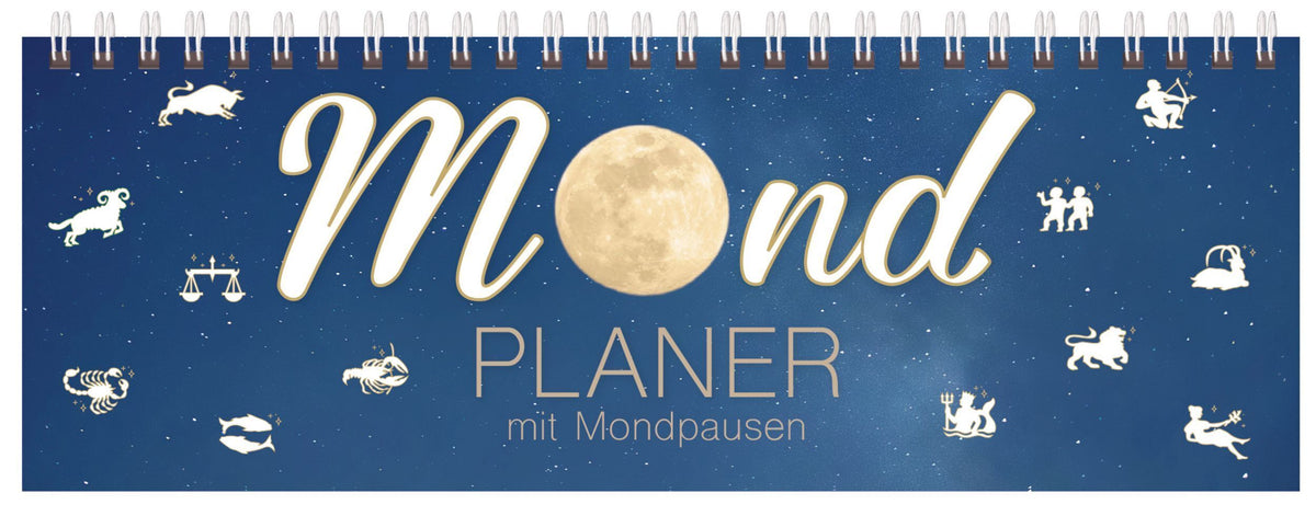 Tischquerkalender Mond 2027 (Korsch Verlag)