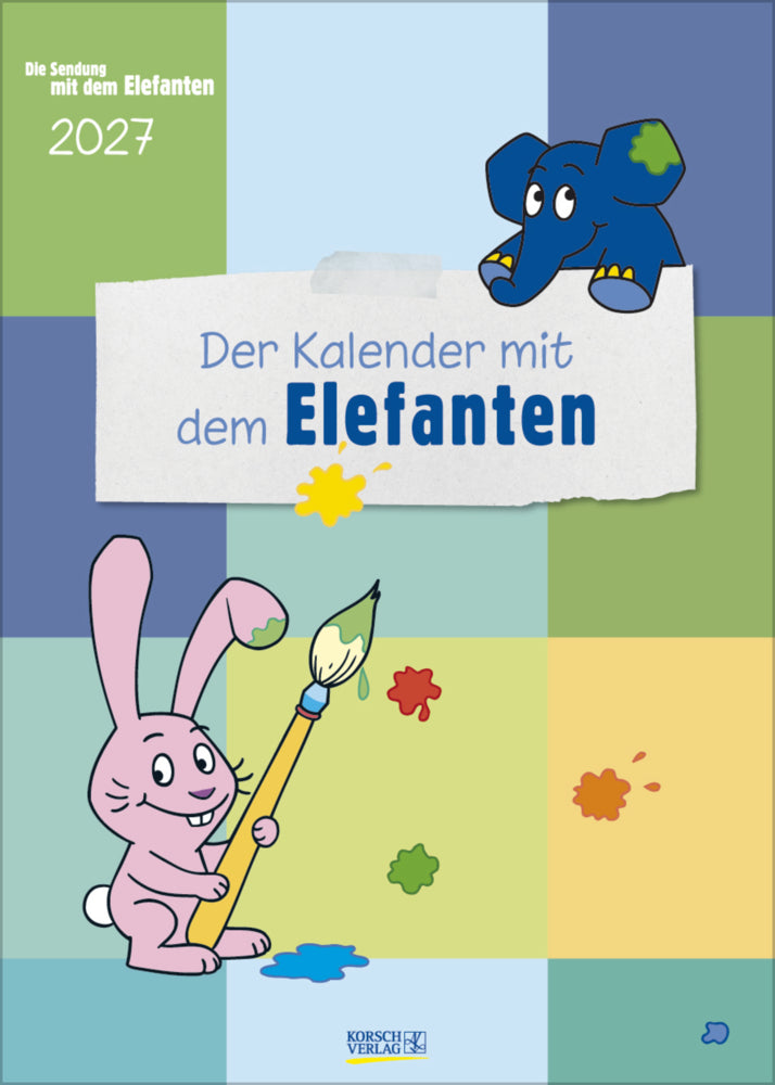 Der Kalender mit dem Elefanten 2027 (Korsch Verlag)
