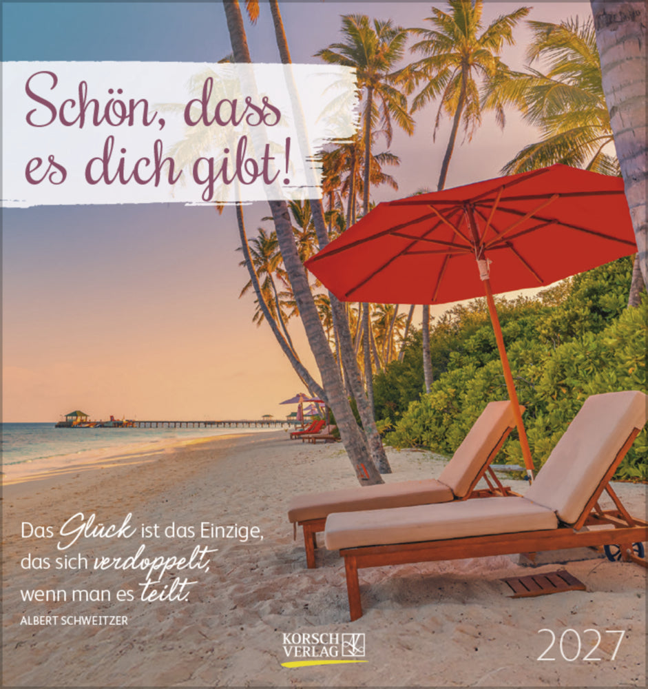 Schön, dass es dich gibt! 2027 (Korsch Verlag)