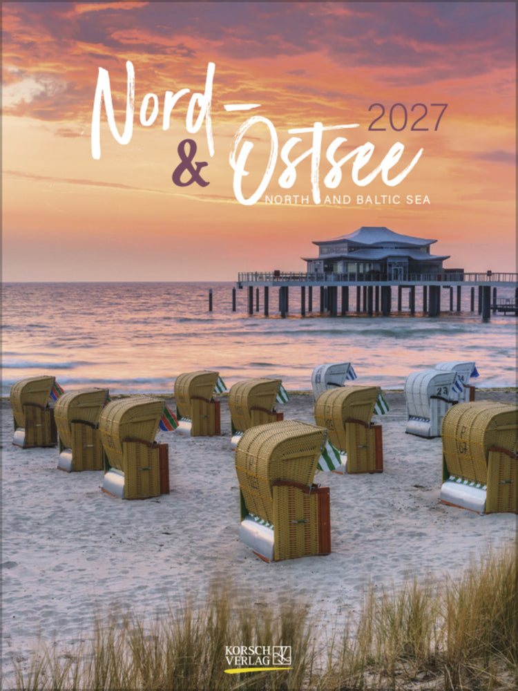 Nord- und Ostsee Wochenkalender 2027 (Korsch Verlag)