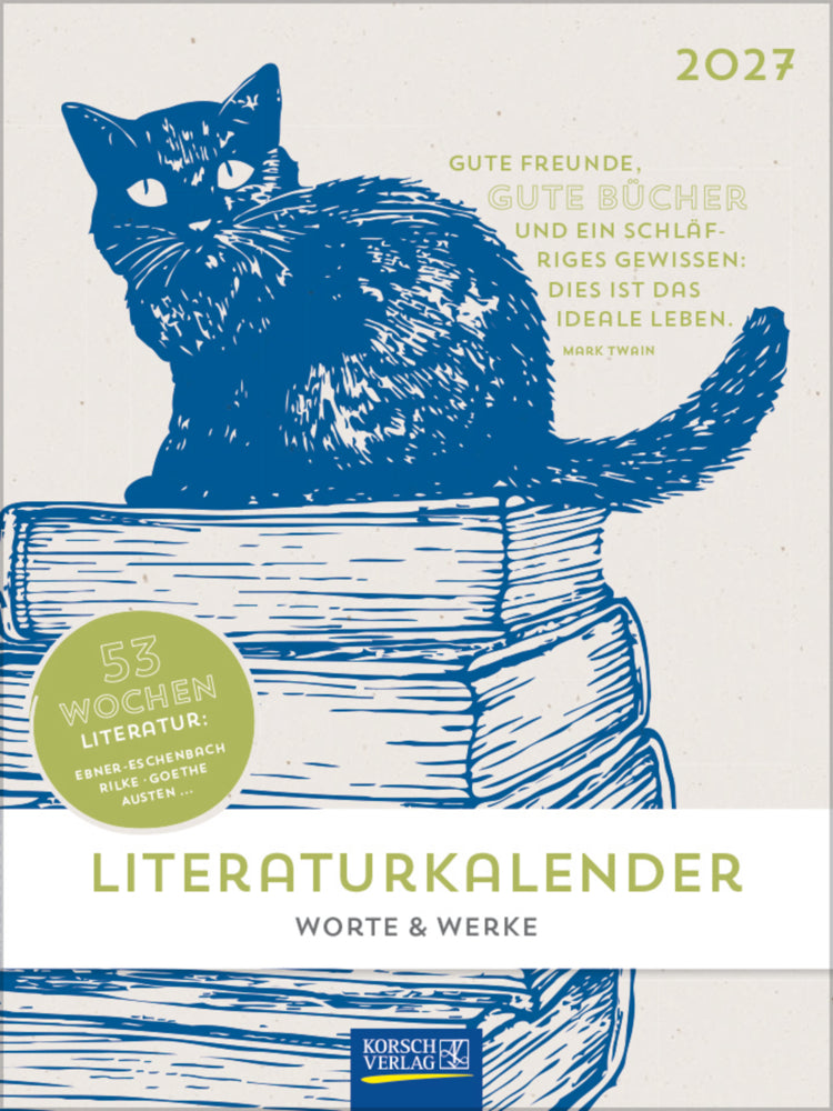 Literaturkalender 2027 (Korsch Verlag)