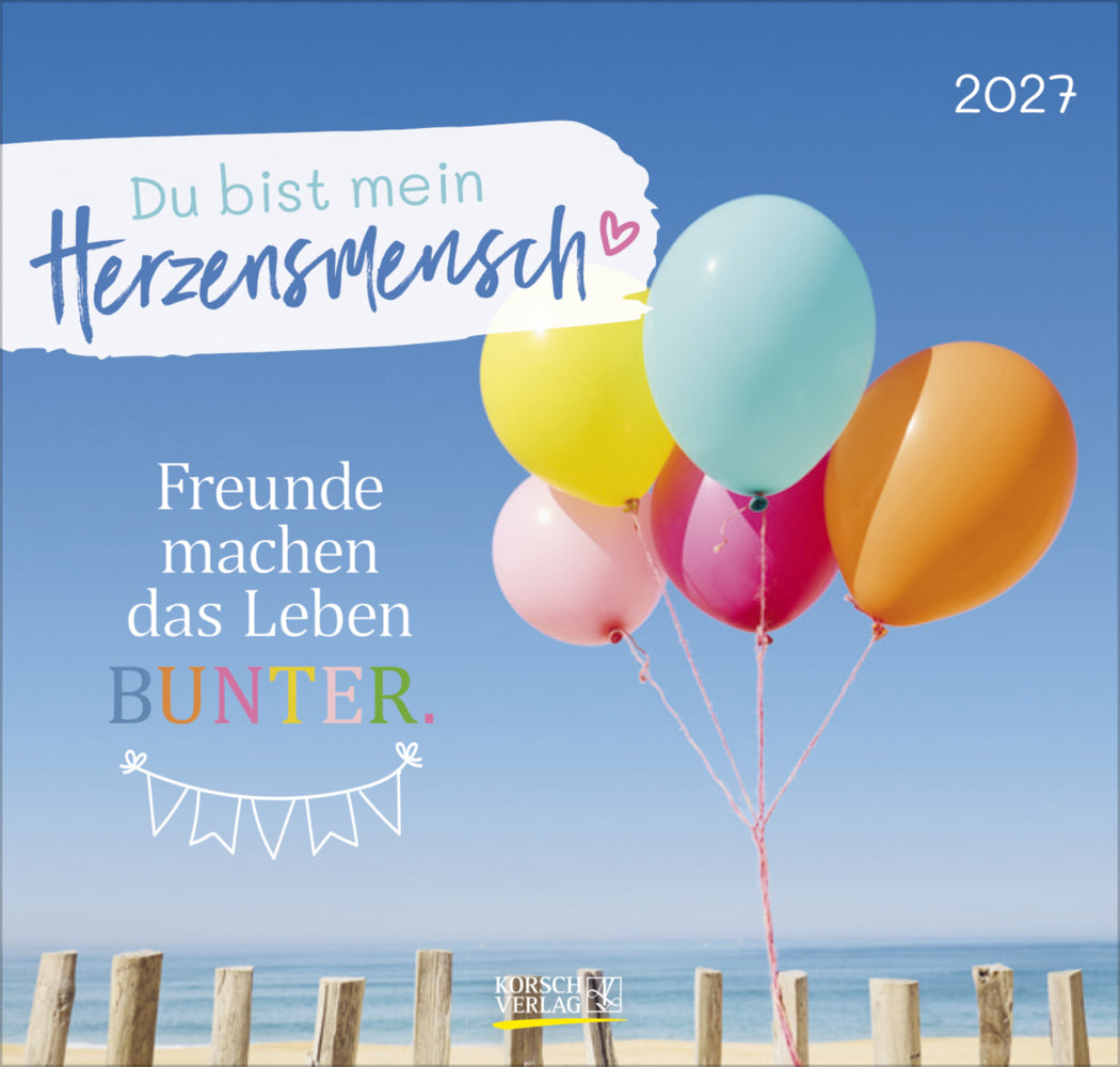 Du bist mein Herzensmensch 2027 (Korsch Verlag)