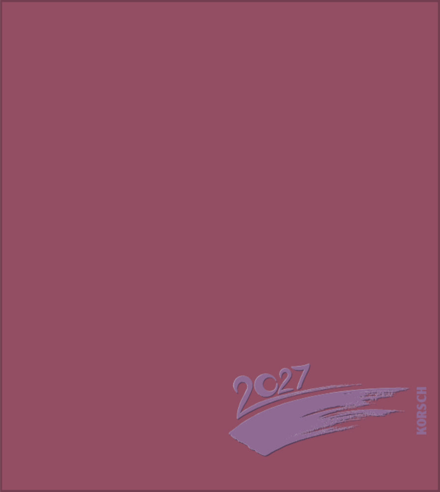 Foto-Malen-Basteln Bastelkalender bordeaux 2027 (Korsch Verlag)