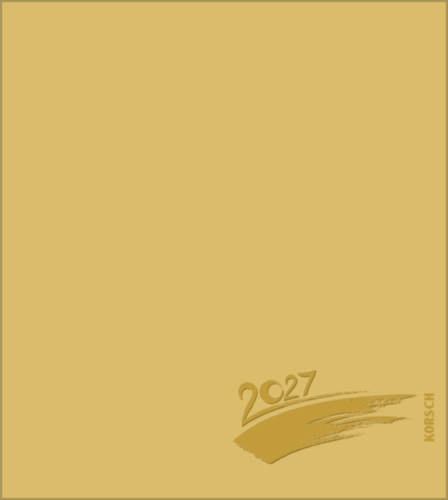 Foto-Malen-Basteln Bastelkalender gold 2027 (Korsch Verlag)