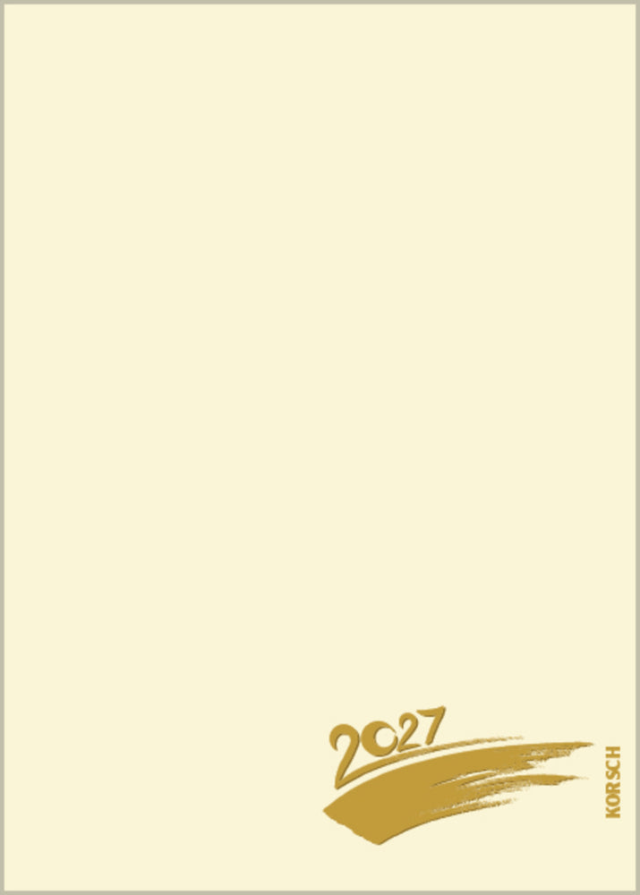 Foto-Malen-Basteln Bastelkalender A5 chamois 2027 (Korsch Verlag)