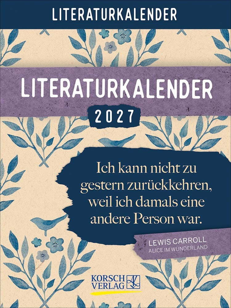 Literaturkalender 2027 (Korsch Verlag)