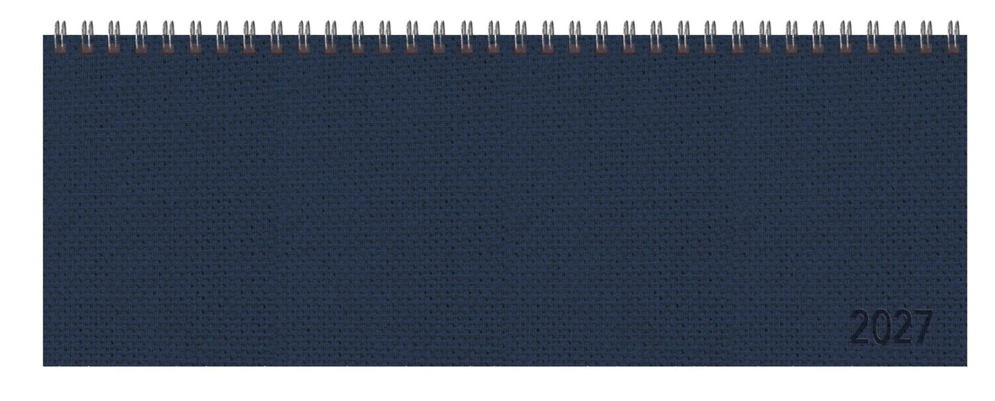 Tischkalender quer Professional Premium 2027 dunkelblau (Korsch Verlag)