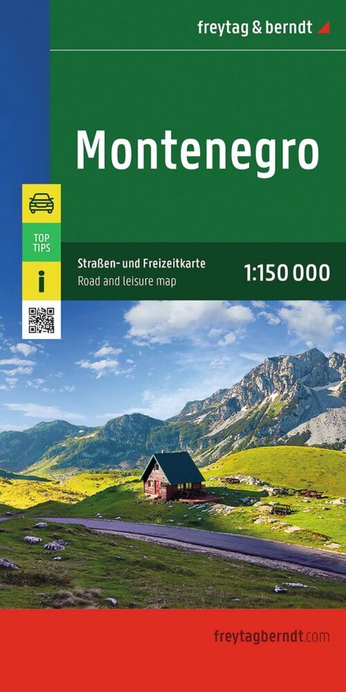 freytag & berndt Straßenkarte Montenegro 1:150.000