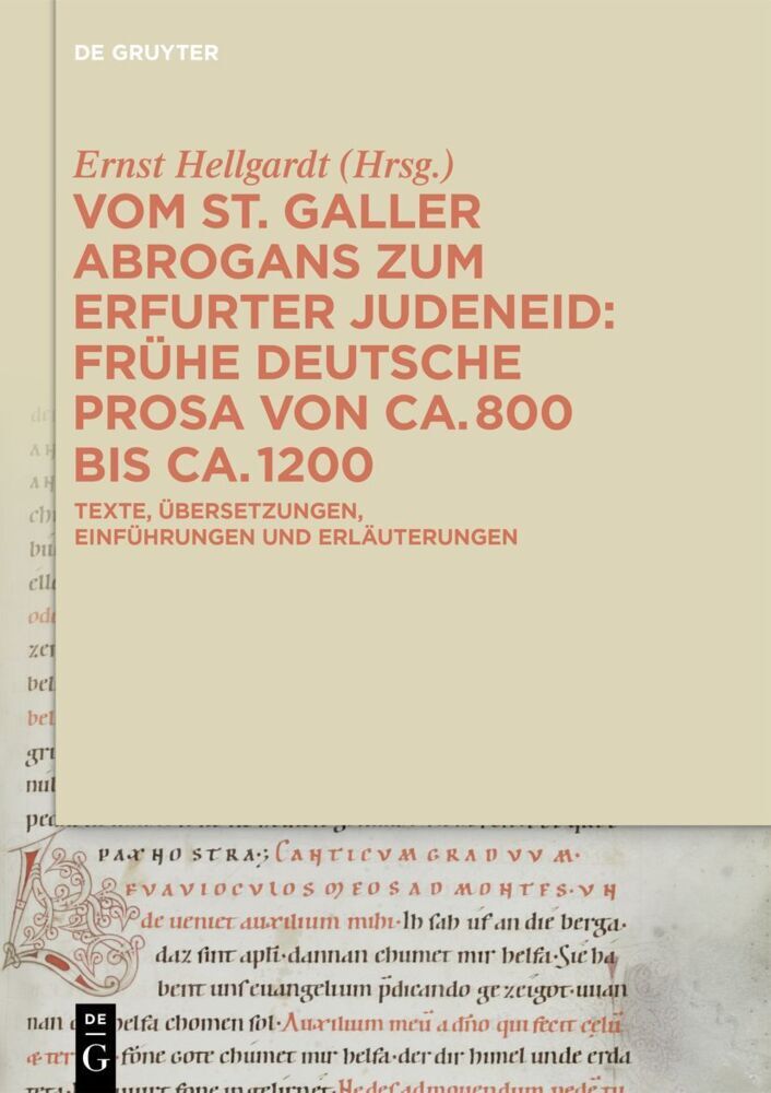 Vom St. Galler Abrogans zum Erfurter Judeneid (Ernst Hellgardt)